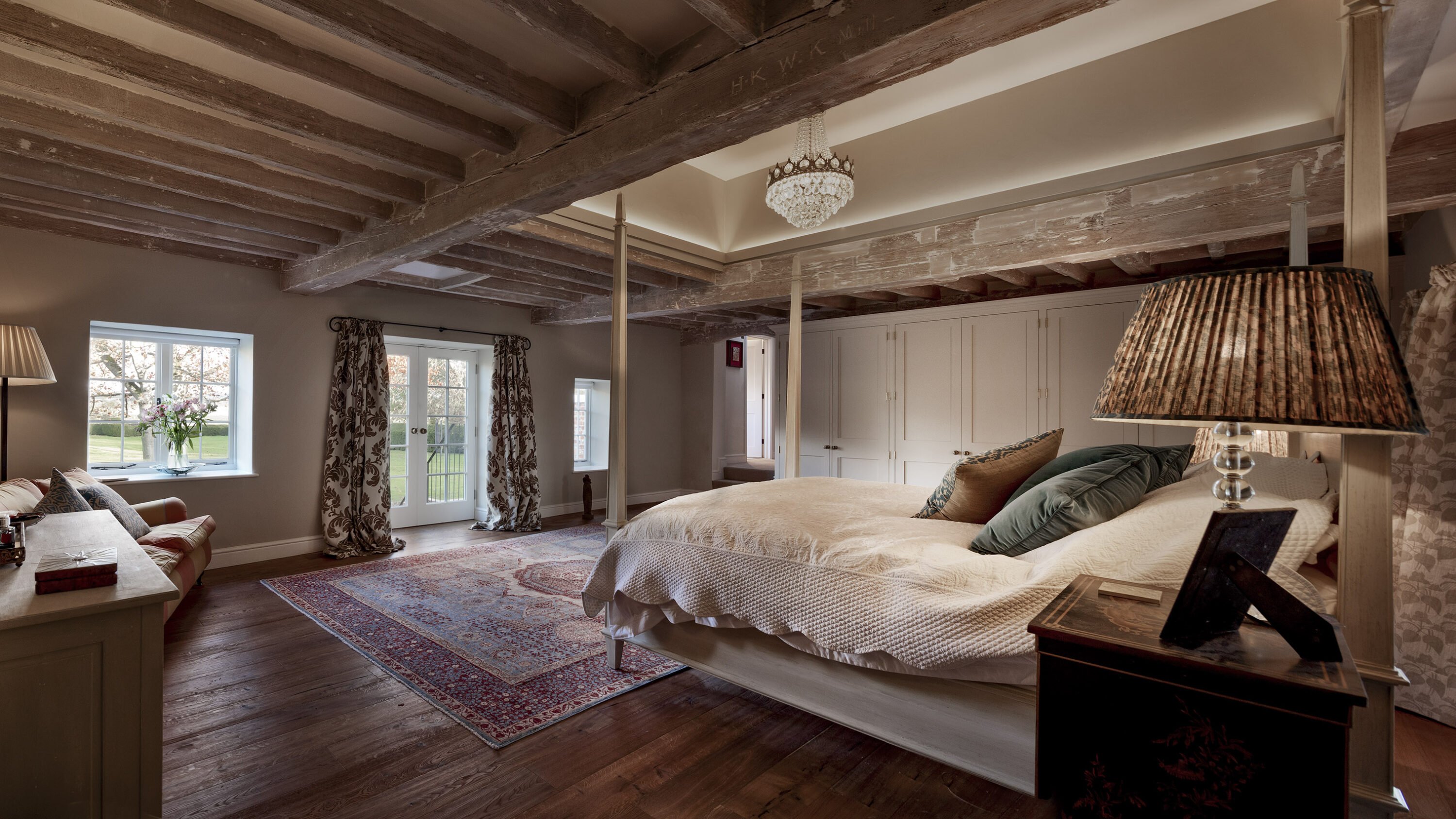 Beautiful Country home master bedroom design