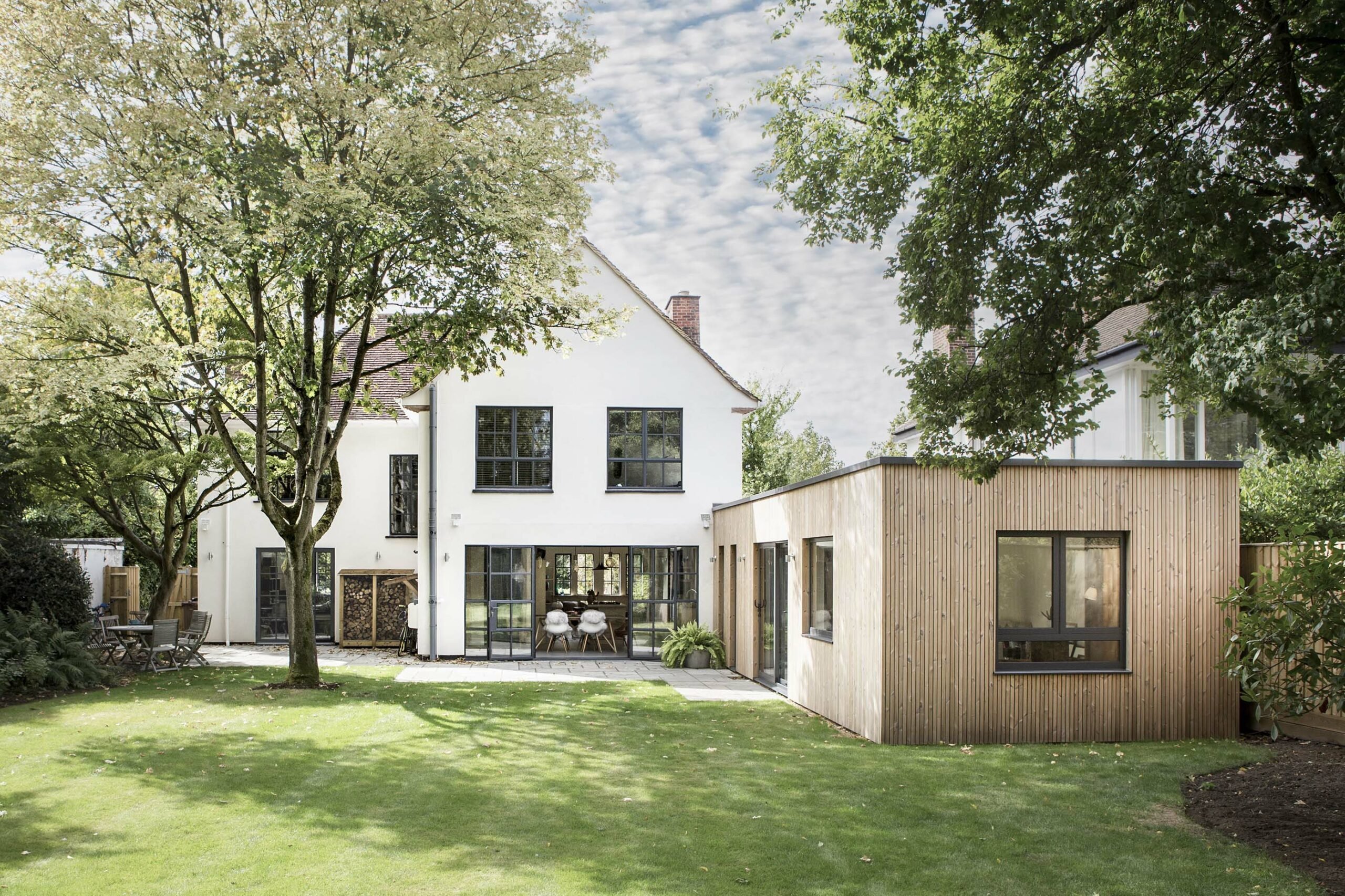 Luxury timber clad london home extension